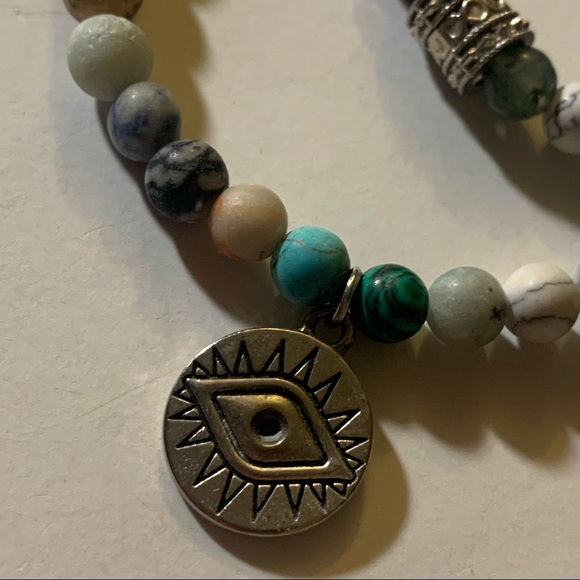 5 for 20 set of 2 boho beaded sewing eye bracelets - Picture 3 of 7